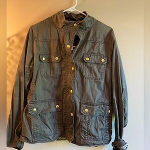 J Crew Relaxed Boyfriend Women’s Cotton Field Jacket